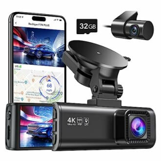 REDTIGER Dash Cam Front Rear